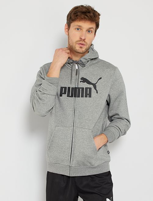 Felpa con zip 'Puma' - GRIGIO - Kiabi - 55.00€