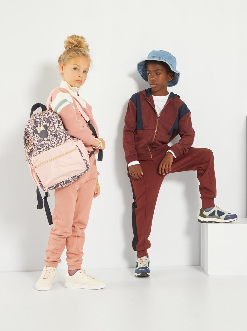Felpa con zip 'Tiger Crew' ROSSO - Kiabi