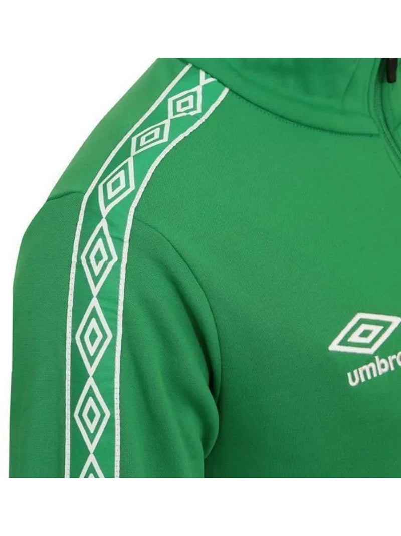 Felpa con Zip Umbro per Ragazzo Verde - Kiabi