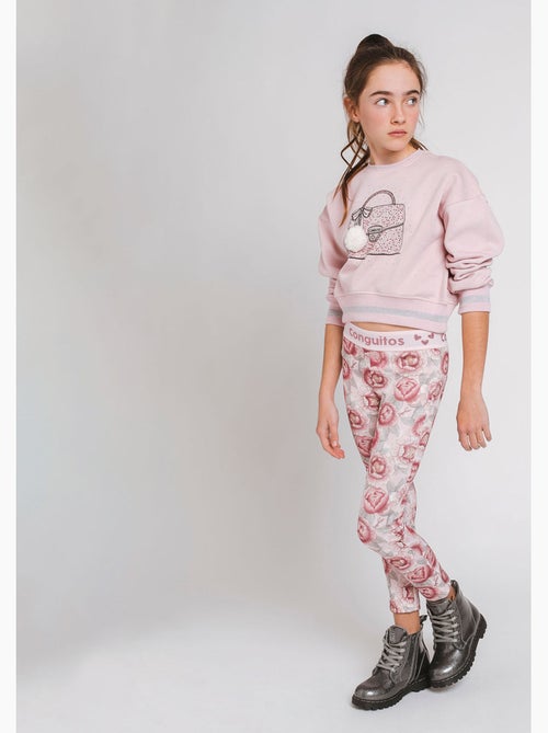 Felpa conguitos pompón sudadera - Kiabi