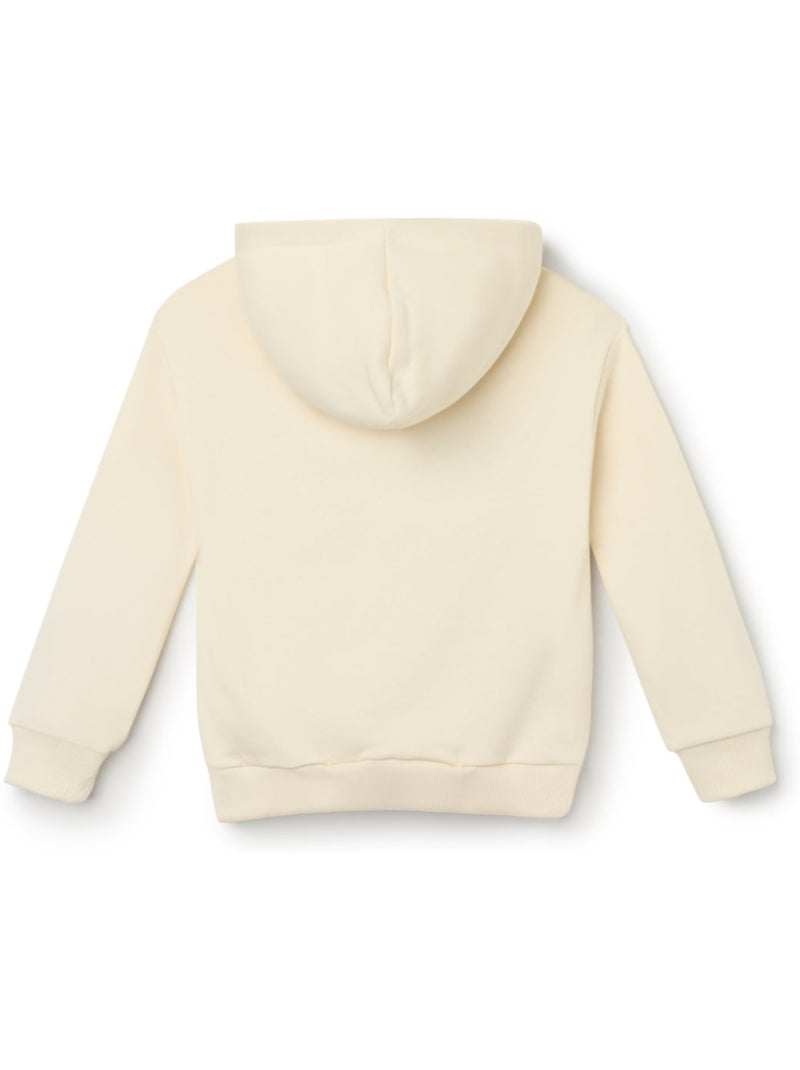 Felpa conguitos sudadera con logo animado Beige - Kiabi