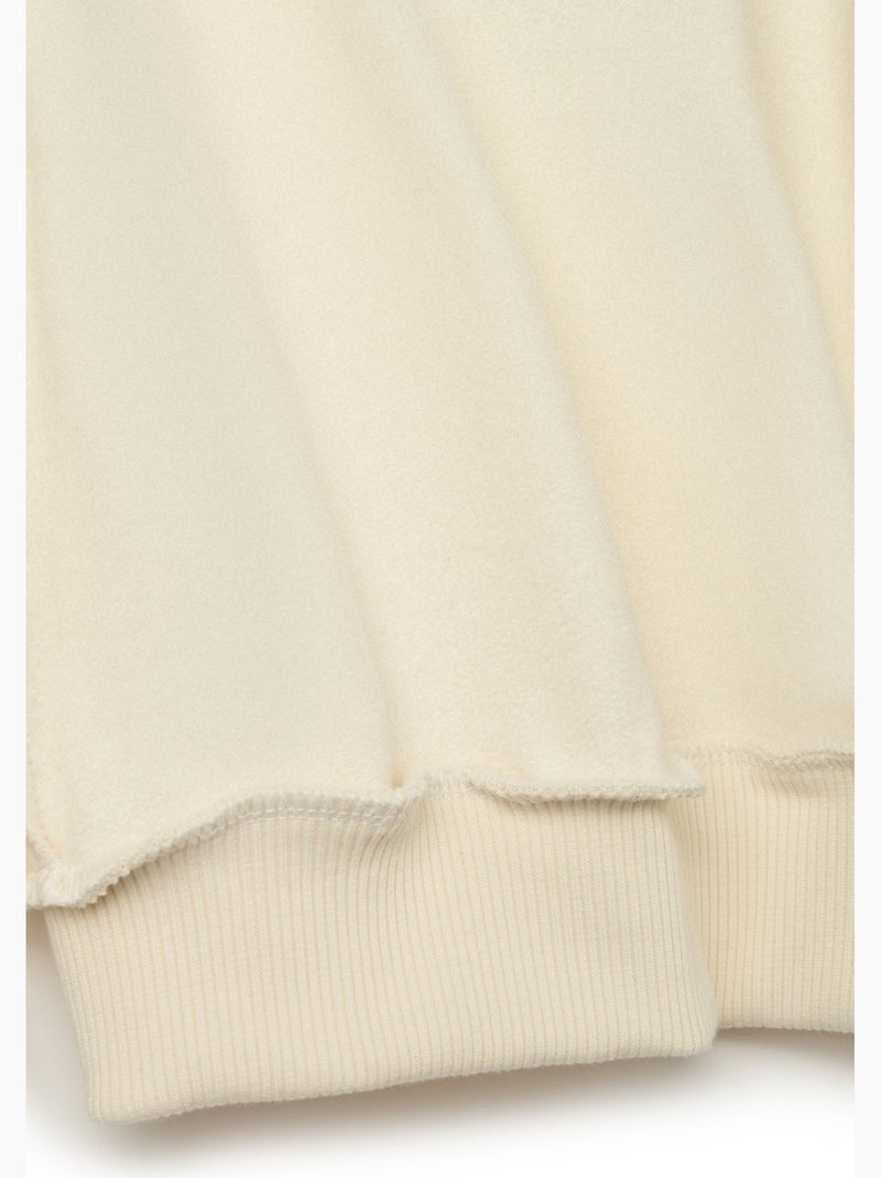 Felpa conguitos sudadera con logo animado Beige - Kiabi