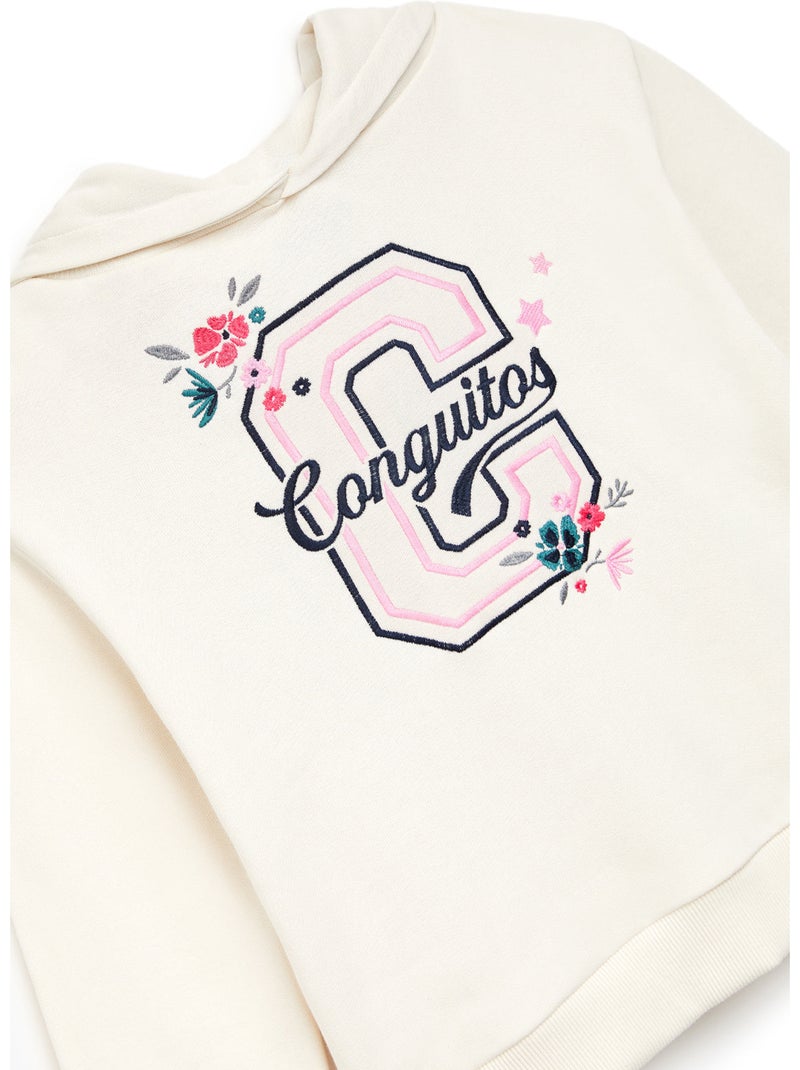 Felpa conguitos sudadera logo Beige - Kiabi
