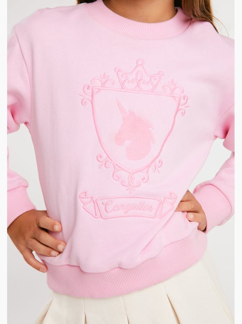 Felpa conguitos sudadera unicornio - Kiabi