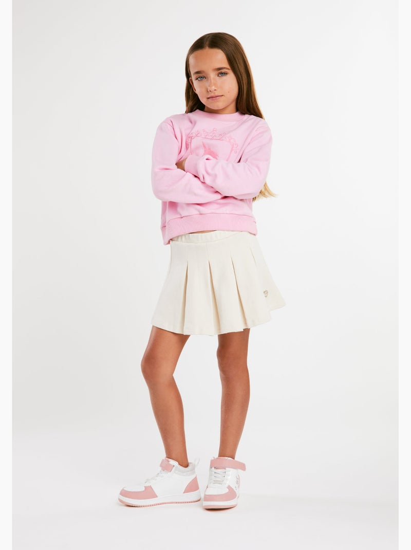 Felpa conguitos sudadera unicornio Rosa - Kiabi