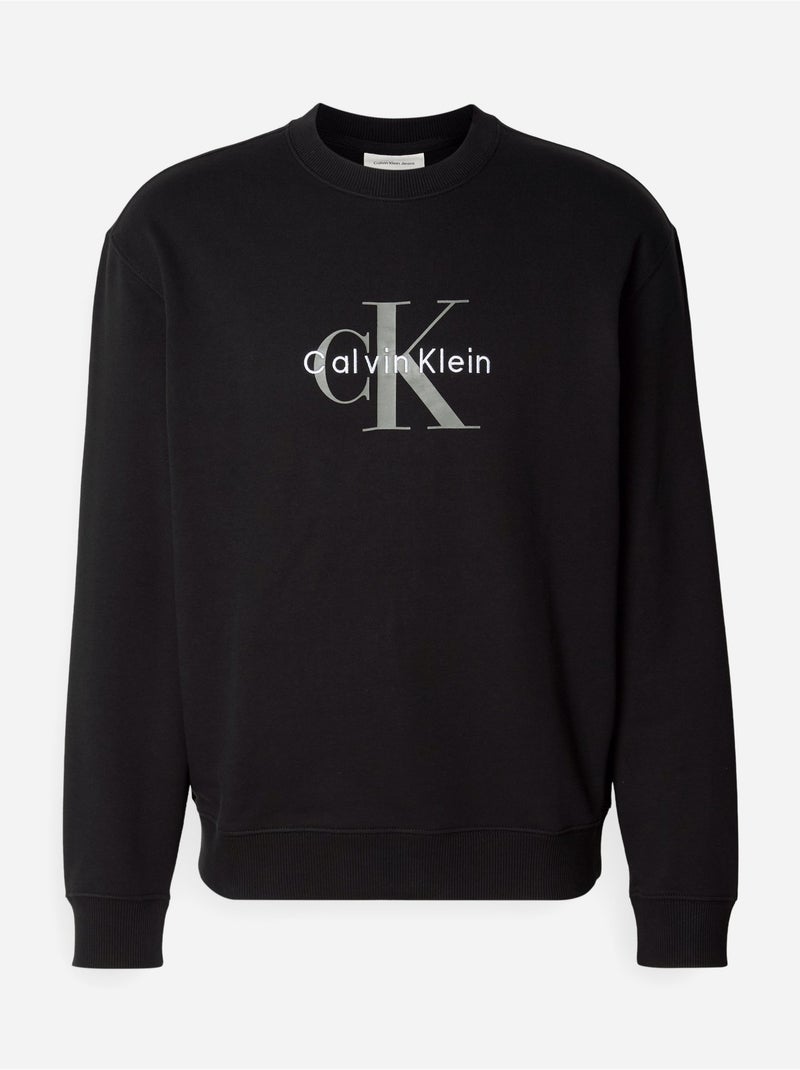 Felpa Conicità sottile - Calvin Klein Nero - Kiabi