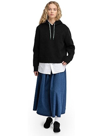 Felpa corta con cappuccio da donna donna jolla-w