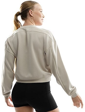 Felpa corta da allenamento da donna fitness donna ignite