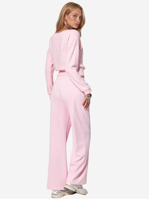Felpa corta da donna con girocollo busem - Kiabi
