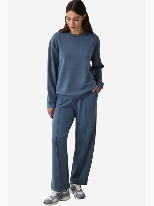 Felpa corta oversize in modal girocollo penti - Kiabi Felpa corta oversize in modal girocollo penti - Kiabi