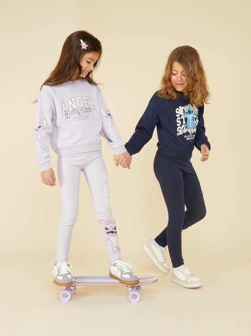 Felpa corta 'Stitch' - Kiabi