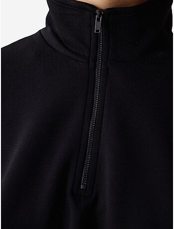 Felpa crop con collo alto silky feel penti