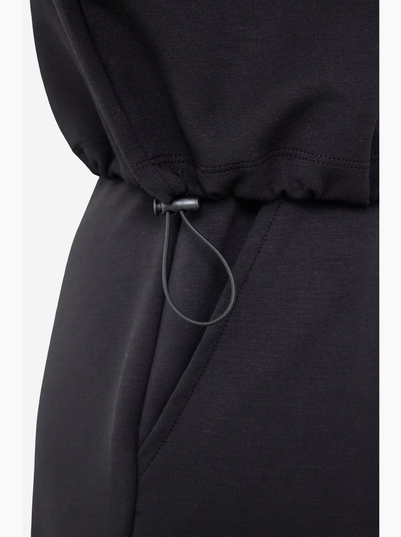 Felpa crop con collo alto silky feel penti Nero - Kiabi