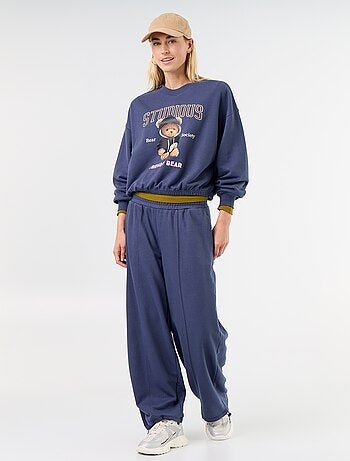 Felpa crop top