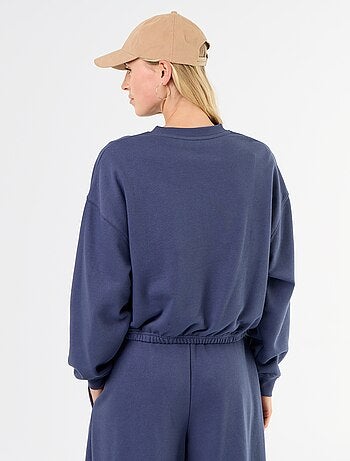 Felpa crop top
