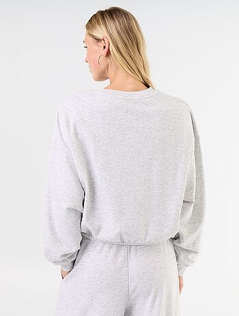 Felpa crop top
