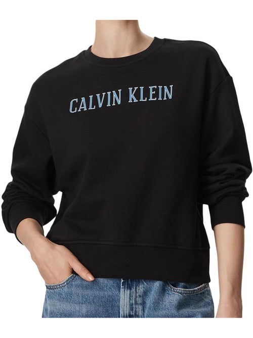 Felpa cropped da donna calvin klein jeans - Kiabi