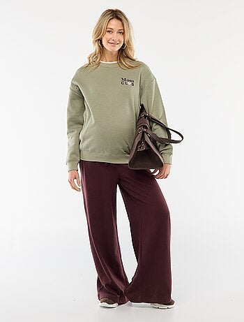 Felpa da allattamento in tessuto felpato