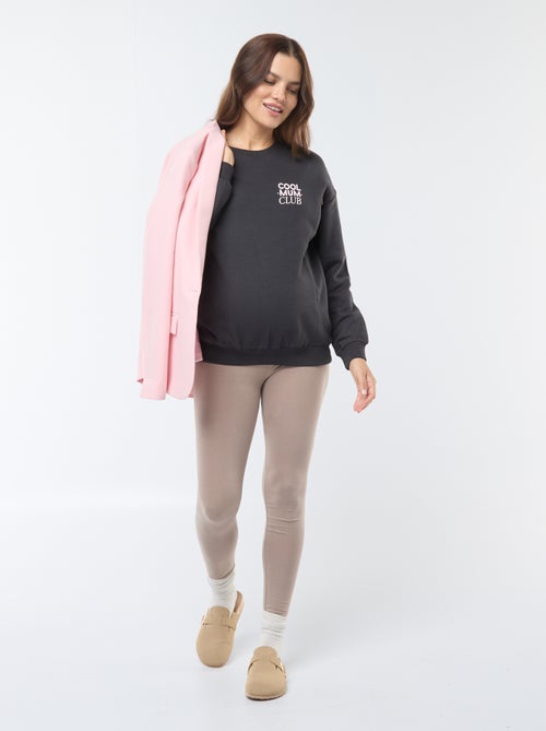 Felpa da allattamento in tessuto felpato - Kiabi