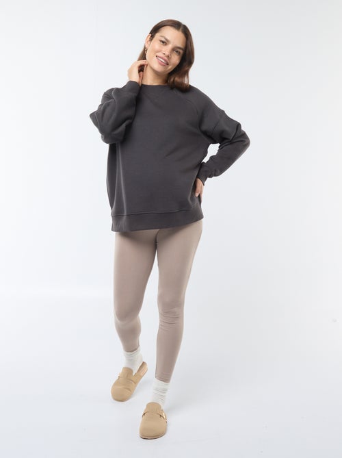 Felpa da allattamento in tessuto felpato - Kiabi