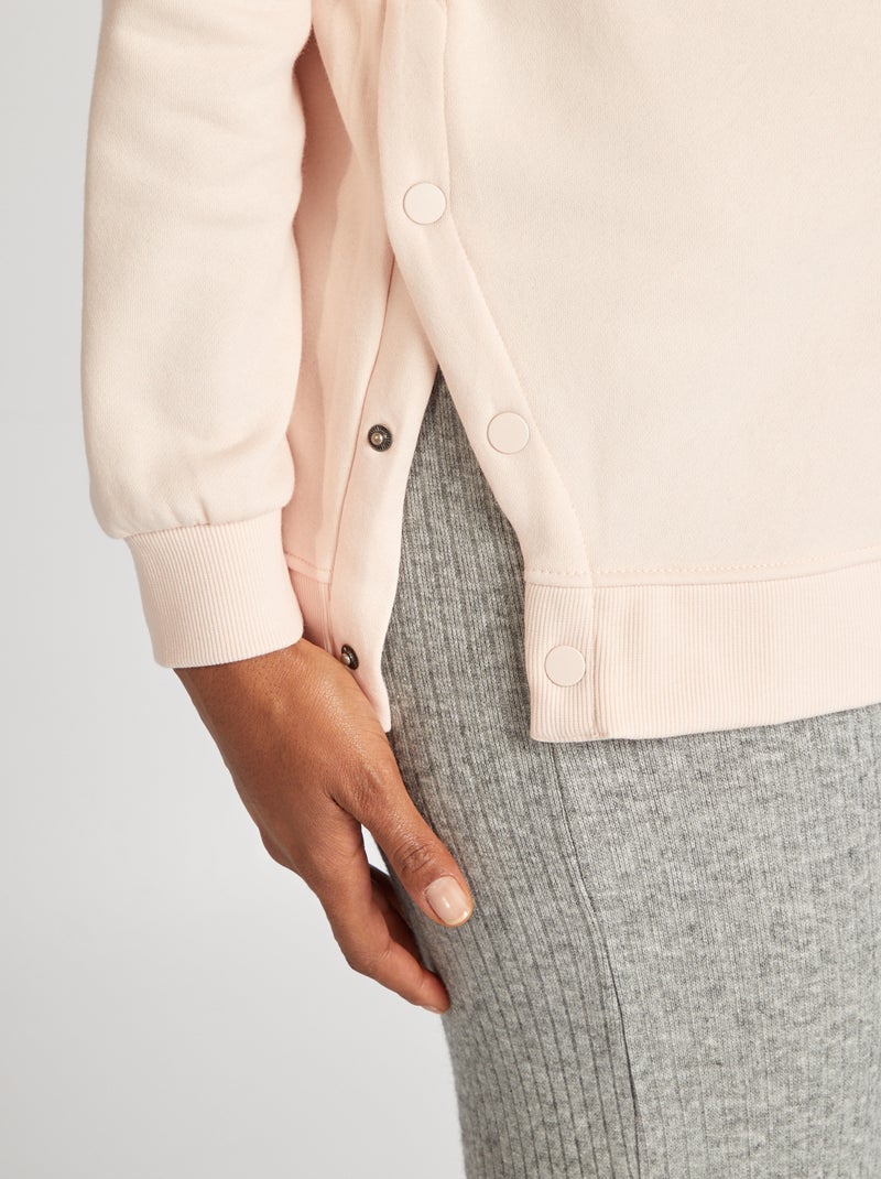 Felpa da allattamento stampato ROSA - Kiabi