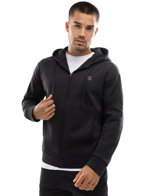 Felpa da allenamento con cerniera zip da uomo fitness uomo intrepid - Kiabi