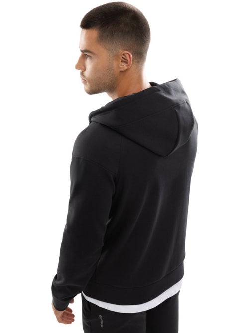Felpa da allenamento con cerniera zip da uomo fitness uomo intrepid - Kiabi