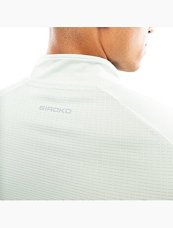 Felpa da corsa da uomo con mezza zip fitness uomo intuit