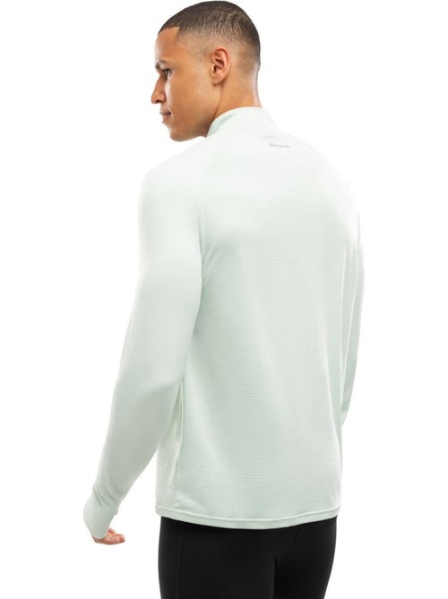 Felpa da corsa da uomo con mezza zip fitness uomo intuit - Kiabi