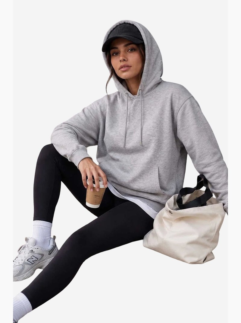 Felpa da donna in cotone e poliestere tommy Nero - Kiabi
