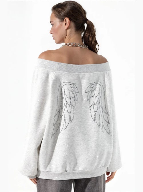 Felpa da donna in misto cotone busem - Kiabi