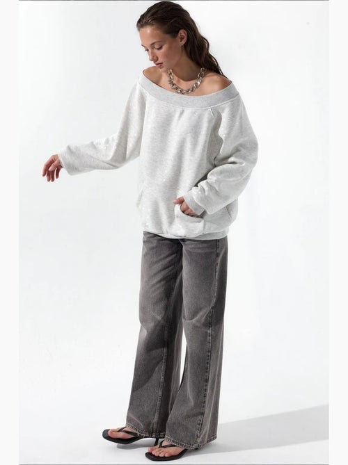 Felpa da donna in misto cotone busem - Kiabi