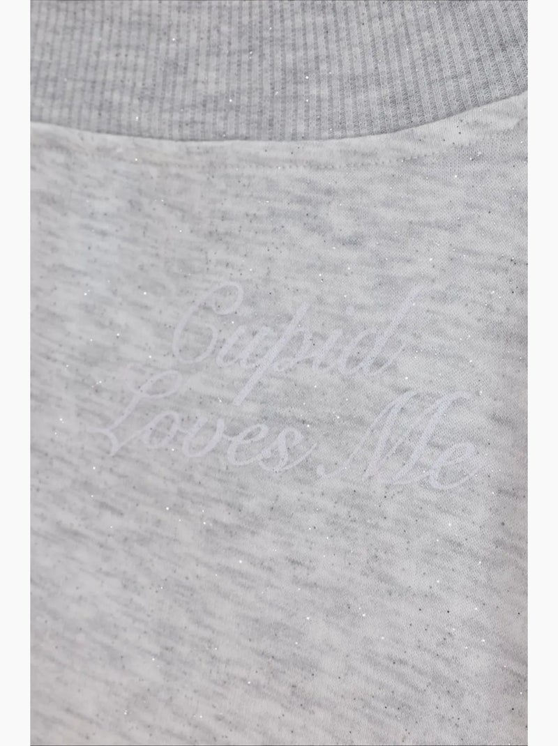 Felpa da donna in misto cotone busem Grigio chiaro - Kiabi