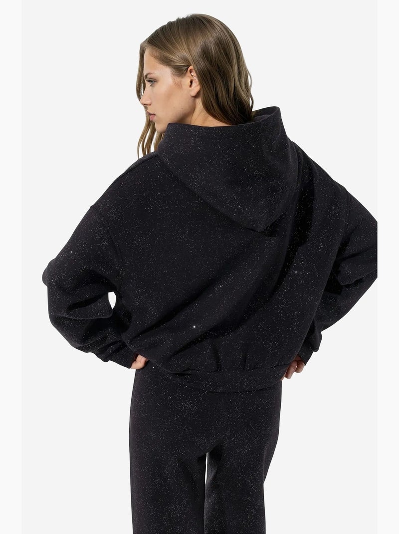 Felpa da donna in misto cotone busem Nero - Kiabi