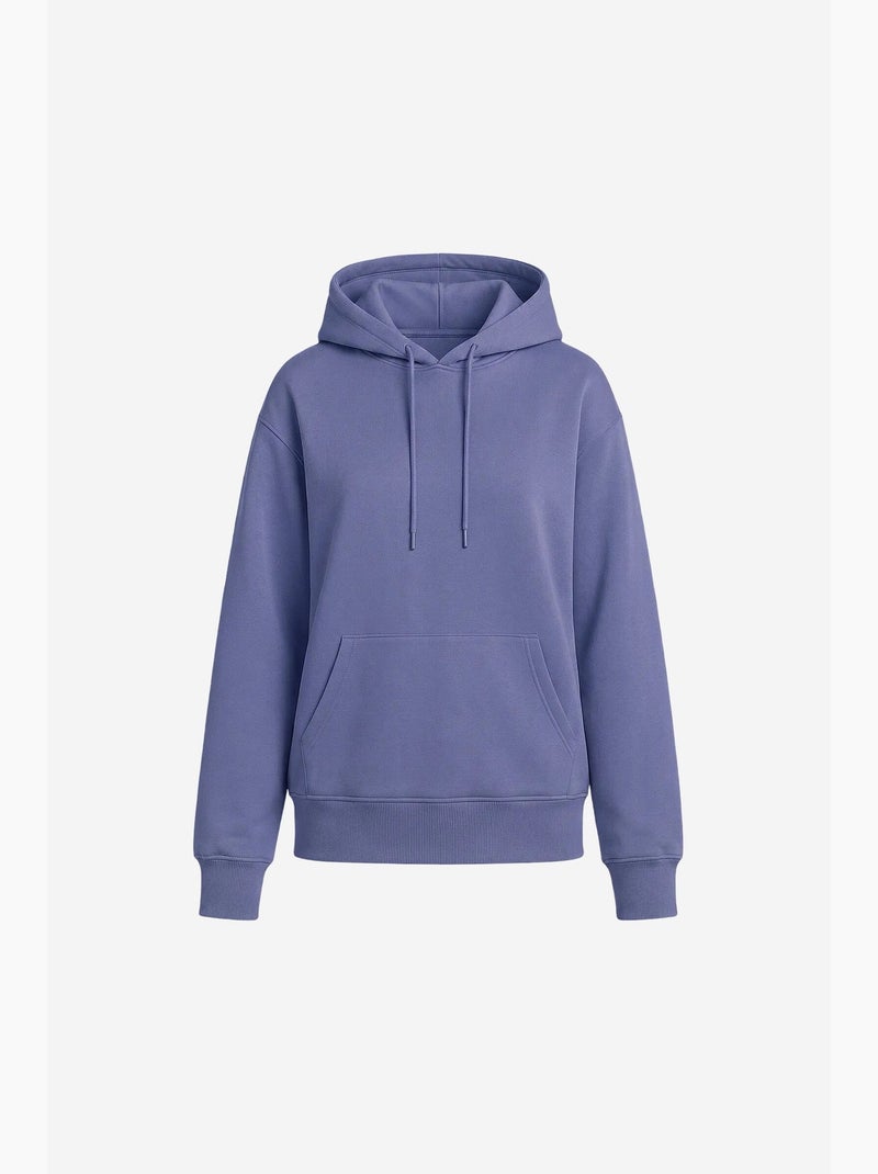 Felpa da donna in misto cotone tommy Blu - Kiabi