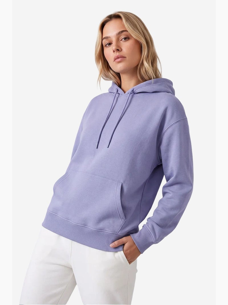 Felpa da donna in misto cotone tommy Blu - Kiabi