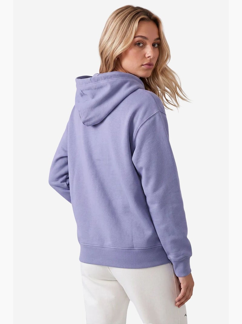 Felpa da donna in misto cotone tommy Blu - Kiabi