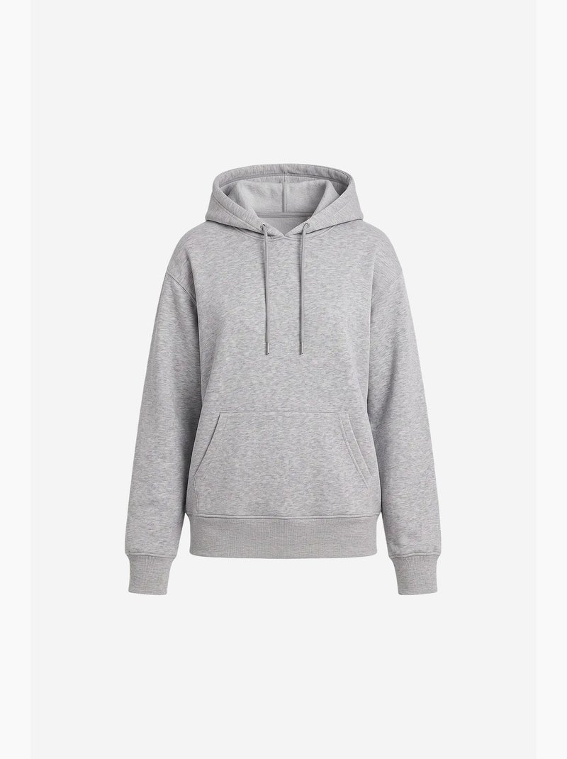 Felpa da donna in misto cotone tommy Grigio chiaro - Kiabi