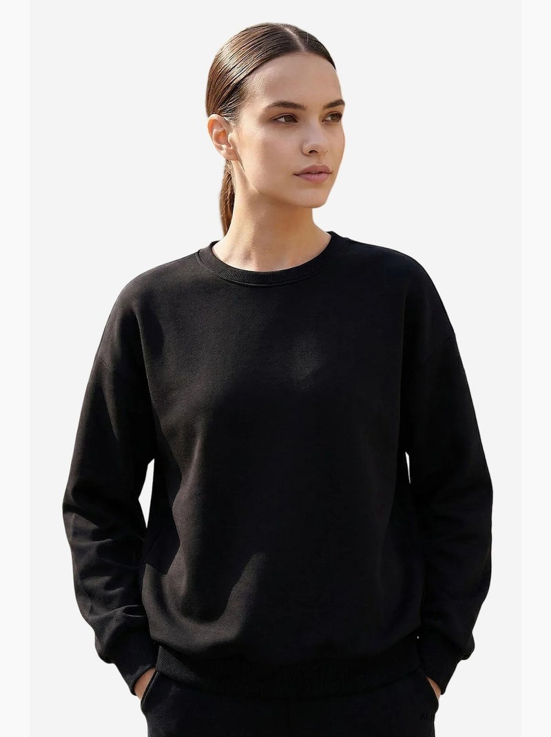 Felpa da donna in misto cotone tommy Grigio - Kiabi