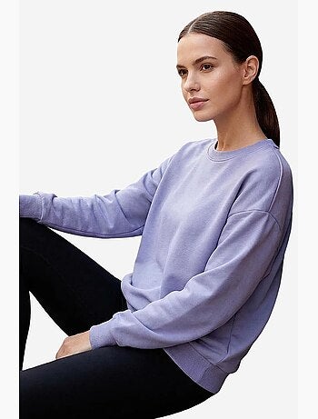 Felpa da donna in misto cotone tommy
