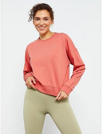 Felpa da donna relaxed con girocollo tommy