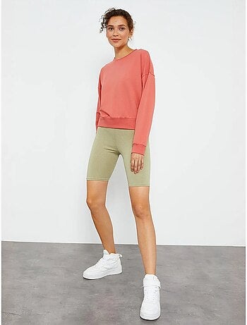 Felpa da donna relaxed con girocollo tommy