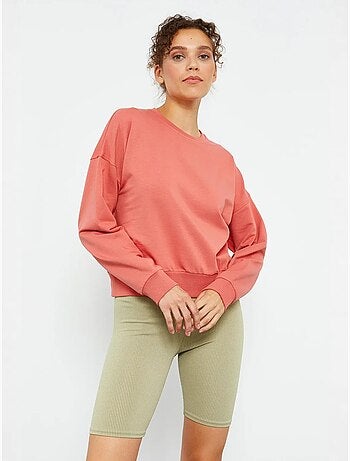 Felpa da donna relaxed con girocollo tommy