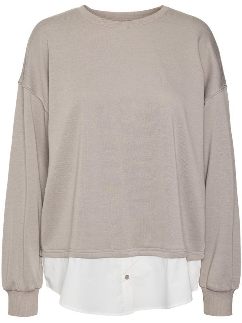 Felpa da Donna Vero Moda Beige - Kiabi
