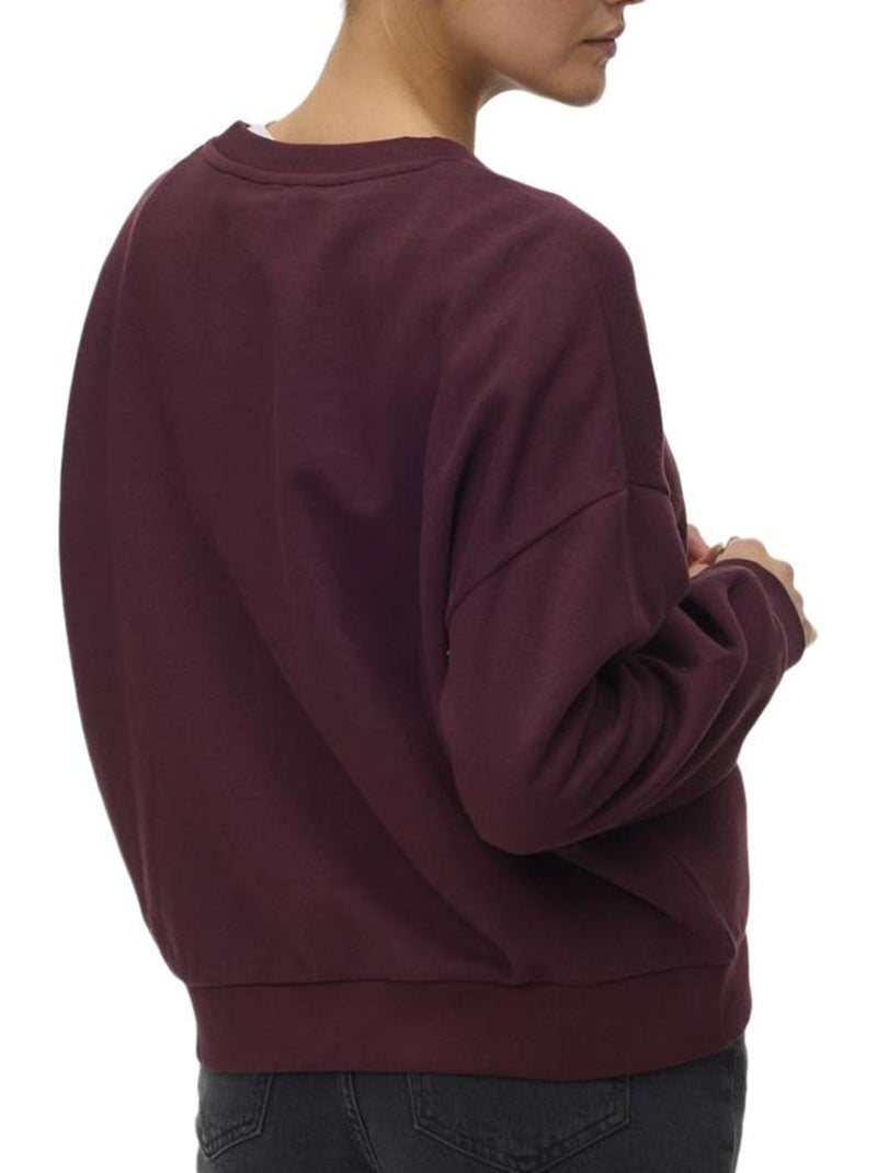 Felpa da Donna Vero Moda Bordeaux - Kiabi