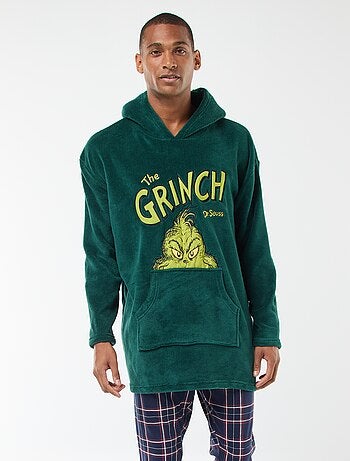 Felpa da notte in pile 'The Grinch'