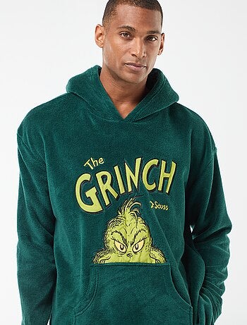 Felpa da notte in pile 'The Grinch'