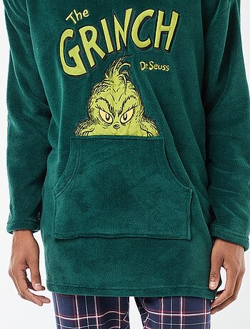 Felpa da notte in pile 'The Grinch'