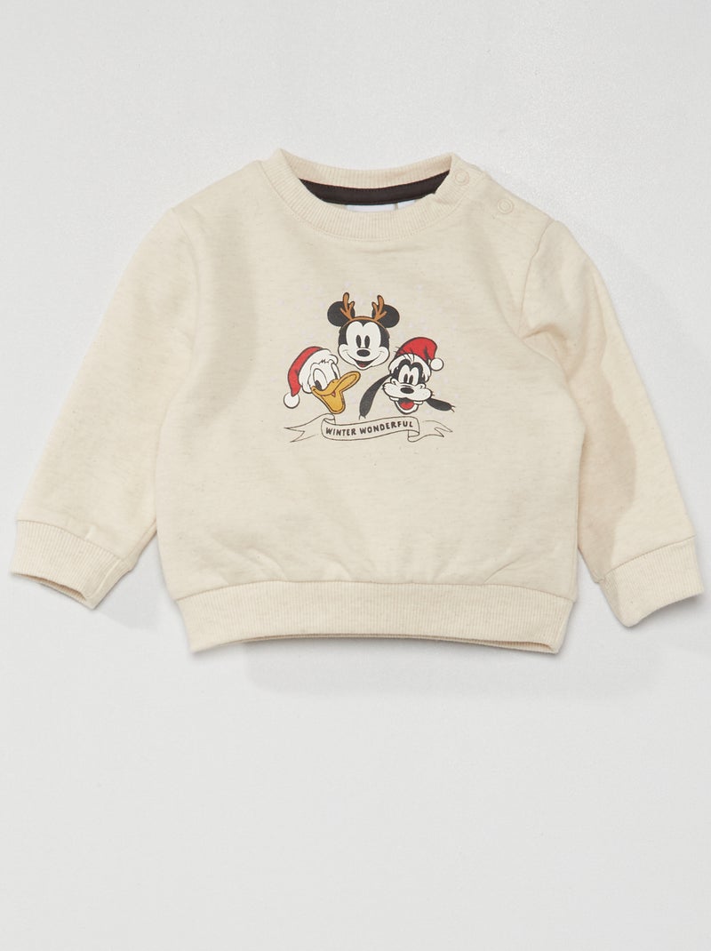 Felpa di Natale 'Disney' BEIGE - Kiabi