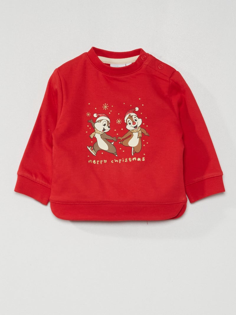 Felpa di Natale 'Disney' ROSSO - Kiabi